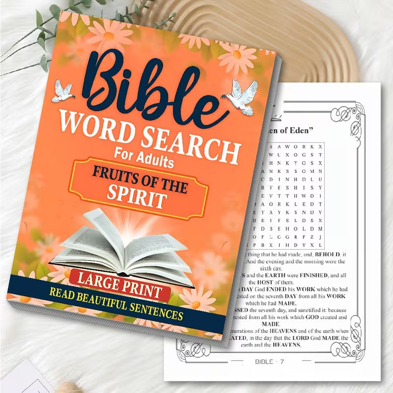 Woordzoek Bijbel – Christelijk Puzzelboek met Bijbelse Woorden & Thema’s | Ontspanning met Betekenis