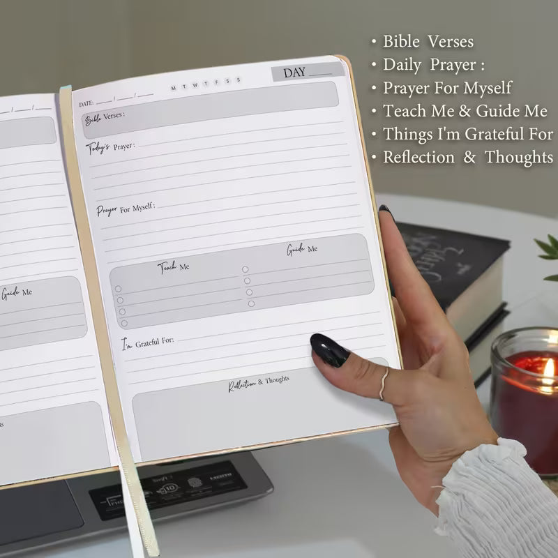 Gebedsjournal – Christelijk Dagboek voor Gebed, Dankbaarheid &amp; Reflectie | Verdiep je Relatie met God